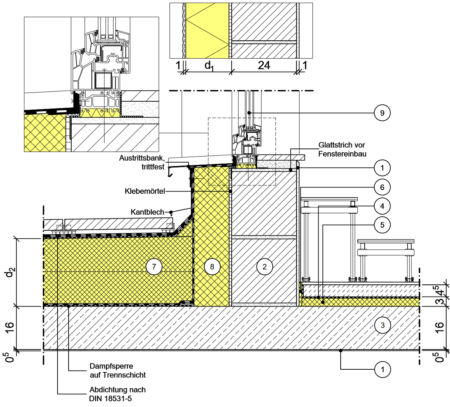 Detailseite - Planungsatlas Hochbau - Außenwand mit Wärmedämm ...